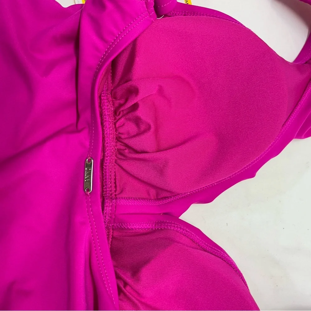 DKNY Hot Pink Swim top - Picture 6 of 10